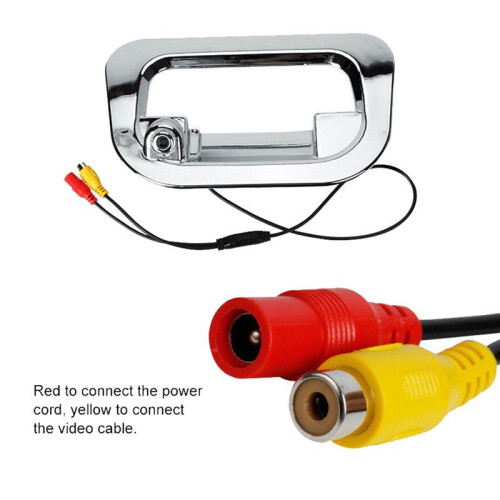 2X for  Hilux 2005-2014 Rear Tailgate Handle Camera Rearview Camera Backup Camera Reverse Parking Camera 2