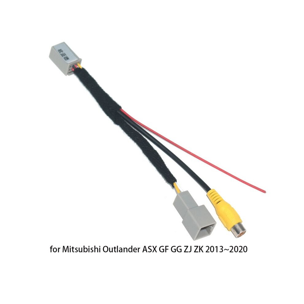 5X Car Rear View Camera Rca Video Reverse Camera Convert Cable Adapter For Outlander Asx Gf Gg Zj 4711352776418
