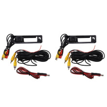 2X Car Reversing Camera Car Rear View HD Camera Waterproof and Anti-Fog Night Vision Camera for 2012 XV