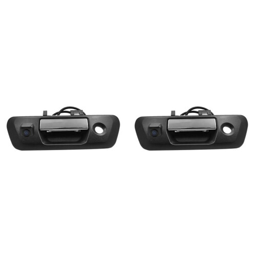 2X Rearview Backup Camera Tailgate Handle Camera Vehicle Backup License Plate Cameras Night Vision for  NP300