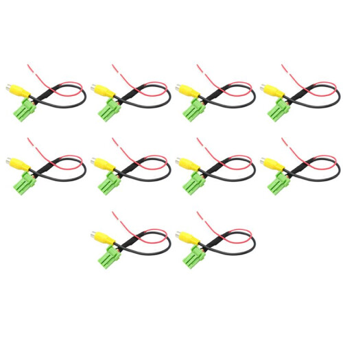 10X Car Rear View Camera RCA Video Reverse Camera Convert Cable Adapter for  Vitara Swift Sx4