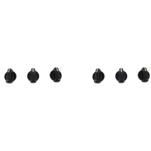 6Pcs Car A/C Heater Climate Control  Knobs Dials Cover for 1999-2005   05011218AC