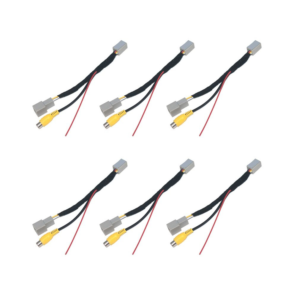 6X Car Rear View Camera Rca Video Reverse Camera Convert Cable Adapter For Outlander Asx Gf Gg Zj 6031269082906
