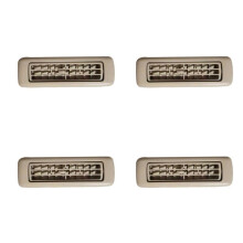 4X Roof Rear Air Vent Grille 62985-60010-A0 for  Prado  GX470 2002-2009 Beige Side Air Outlet Nozzle