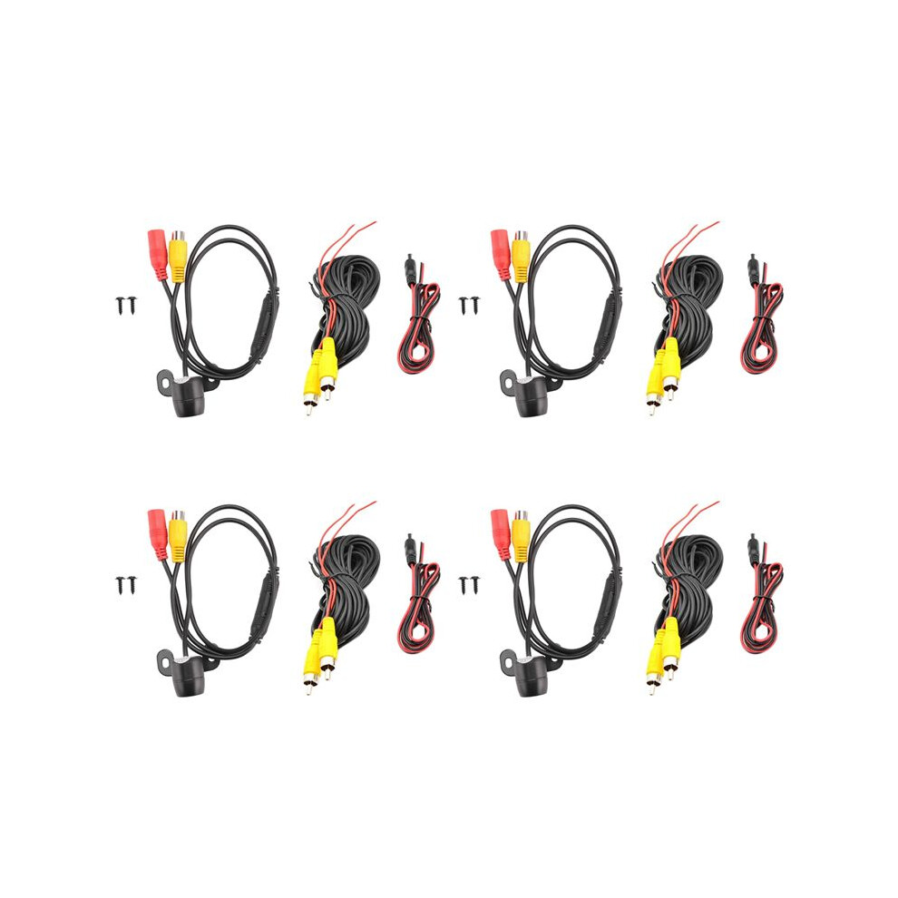 4X Car Rear Camera Backup Rearview Reversing Reverse Camera Butterfly Design Front Side Rear View Camera For Car 6032965856259