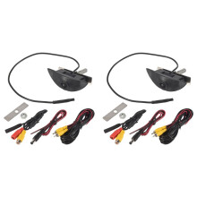 2X Billogotyp FramifråN Kamera Hd Night-Vision Parkering Inbyggd Kamera för  S40 S80 XC60 XC90 S40 C70 V40 V50