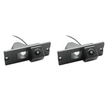 2X HD 1280X720 Fisheye 170 Degree Rear View Backup Camera Reverse Parking Camera for Pajero 4 2006-2017
