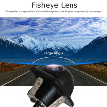 CCD Fisheye Lens Car Camera Rear View Wide Angle Reversing Backup Camera HD Night Vision Auto Parking Assist