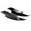Voor  3 Serie E90 E91 E92 E93 M3 2006-2013 Voorbumper Lip Hoek Diffuser Splitter Spoiler Protector Glanzend Zwart 1