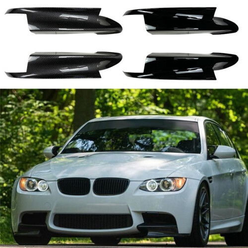 For  3 Series E90 E91 E92 E93 M3 2006-2013 Front Bumper Lip Angle Diffuser Splitter Spoiler Protector Carbon Fiber 2