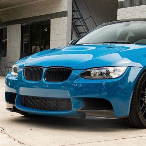 Voor  3 Serie E90 E91 E92 E93 M3 2006-2013 Voorbumper Lip Hoek Diffuser Splitter Spoiler Protector Glanzend Zwart 1