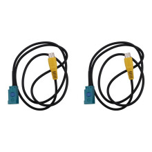 2X Fakra Reversing Camera RCA Cable Parking Adapter for