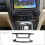 4x for  CR-V 2007-2011 Soft Carbon Fiber Sticker Central Control Air Conditioning CD Adjustment  Panel 5