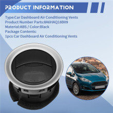 2X Car Dashboard Air Conditioning Vents 8A6HAQ18B09 for Fiesta 2006-2016 A/C Air Vent Outlet