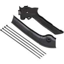 2X Motorcycle Frame Guard Cover Protector for DRZ400 DRZ400S DRZ400SM DRZ 400 400S 400SM ,Black