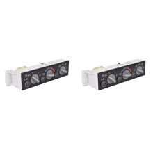 2X Climate Control Panel för Billuftvärmare 9378805 16231165 för Chevy för Yukon 1996-2000 med Omkopplare för Bakruteavfuktare