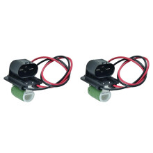 2X Kylare Fläkt Fläkt Motor Resistor Regulator Resistor 13427161 13289627 13427160 för Cruze för Verano