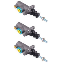 3X Cilindro Maestro de Embrague de Freno Control Remoto de Barra de Rosca de 0,625 Orificios para Freno de Mano Hidráulico Hidráulico M8