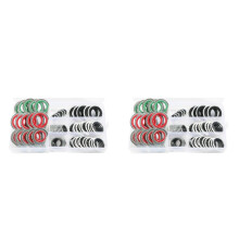 A/C O Ring Kit,Car Accessories Gasket,O Ring Assortment Kit,AC O Ring Kit,120pcs AC Seal Kit,A/C Compressor Seal Kit