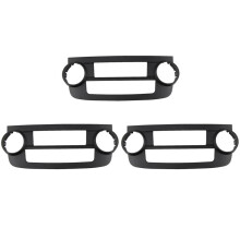 3X Fascia A/C Air Conditioning Panel for CRV CR-V 2007-2012 Dash Kit Install Facia Console Bezel Adapter Plate MT