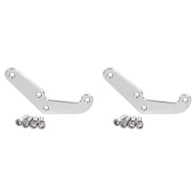 2X 4-Zuiger Voorremklauwbeugeladapter voor 84-99 Touring Softail