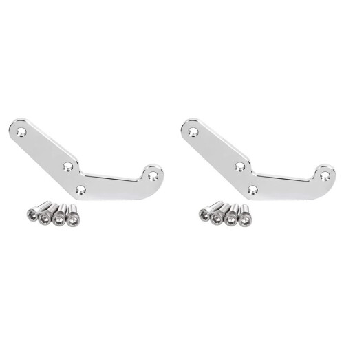 2X 4-Piston Front Brake Caliper Bracket Adapter for  84-99 Touring Softail