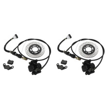 2X Brake Pad Disc Brake Kit Disc Brake Kit Brake Pad Disk Rotor for 50cc 110cc 125cc 150cc 200cc 250cc