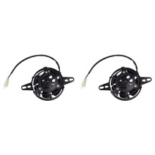 2X Ventilateur de Radiateur de Refroidissement D'Huile de Réservoir D'Eau 150-250 Cc pour Moto Tout-Terrain, VTT, Véhicule à Quatre Roues, UTV