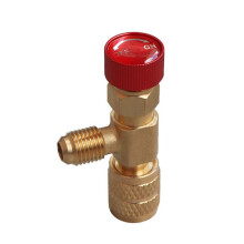 R22 R410 AC Valve 1/4 Inch Filler Joint A/C Refrigerant Valve Air Conditioning Repair and Fluoride Safety Adapter A