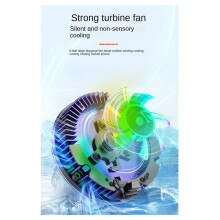 Magnetic Mobile Radiator Phone Cooler with Digital Display Semiconductor Cooling Fan Cooler for Tablet/Phone Cooler,B