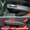 4pcs Handbrake Button  Replacement Fit for   Mokka 2012-2018 42576667 2