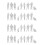 1:50 White Figures Architectural Model Human Scale HO Model Plastic Peoples,50 Pieces 1