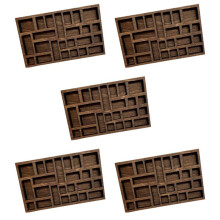 5X 1:12 Miniature Trinket Shelf Miniature Crystal Shelf Dollhouse Miniature Decor Printers Tray Miniature