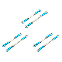 6 Peças Haste de Tração de Ligação de Direção Ajustável de Metal para Slash 4X4 5807 Hq727 1/10 Peças Atualizadas de Carro Rc, 2