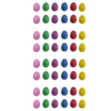 Ensemble de 6 D'Oscillateur D'Œuf en Plastique de 48Pcs, Maraca de Percussion Musical Instruments de Percussion D'Œuf pour Enfant Jouets de Rythme