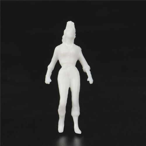 1:50 White Figures Architectural Model Human Scale HO Model Plastic Peoples,50 Pieces 2