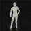 1:50 White Figures Architectural Model Human Scale HO Model Plastic Peoples,50 Pieces 8