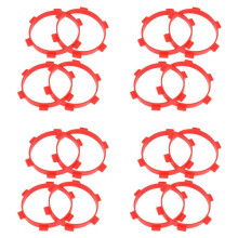 16PC Rubber Tire Mounting Glue Bands Diameter 85mm for RC Parts 1/8 Buggy 1/10 Short Course Truck Accessories Tools Red