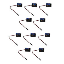 10X Giroscopio Auxiliar de Deriva de Alta Velocidad para WPL D12 Camión Deriva Coche RC de Funcionamiento Plano Accesorios de Modificación