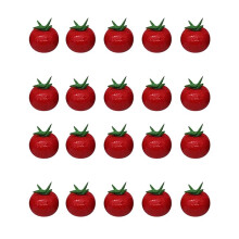 20Pcs Clay 1:12 Scale Dollhouse Fruit Food Vegetables Miniature Tomato for Doll Kitchen Toys