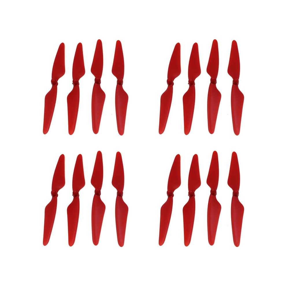 16Pcs For Hubsan H501s X4 Rc Quadcopter Propellers Blades 2Cw/2Ccw, Red 6033533261581