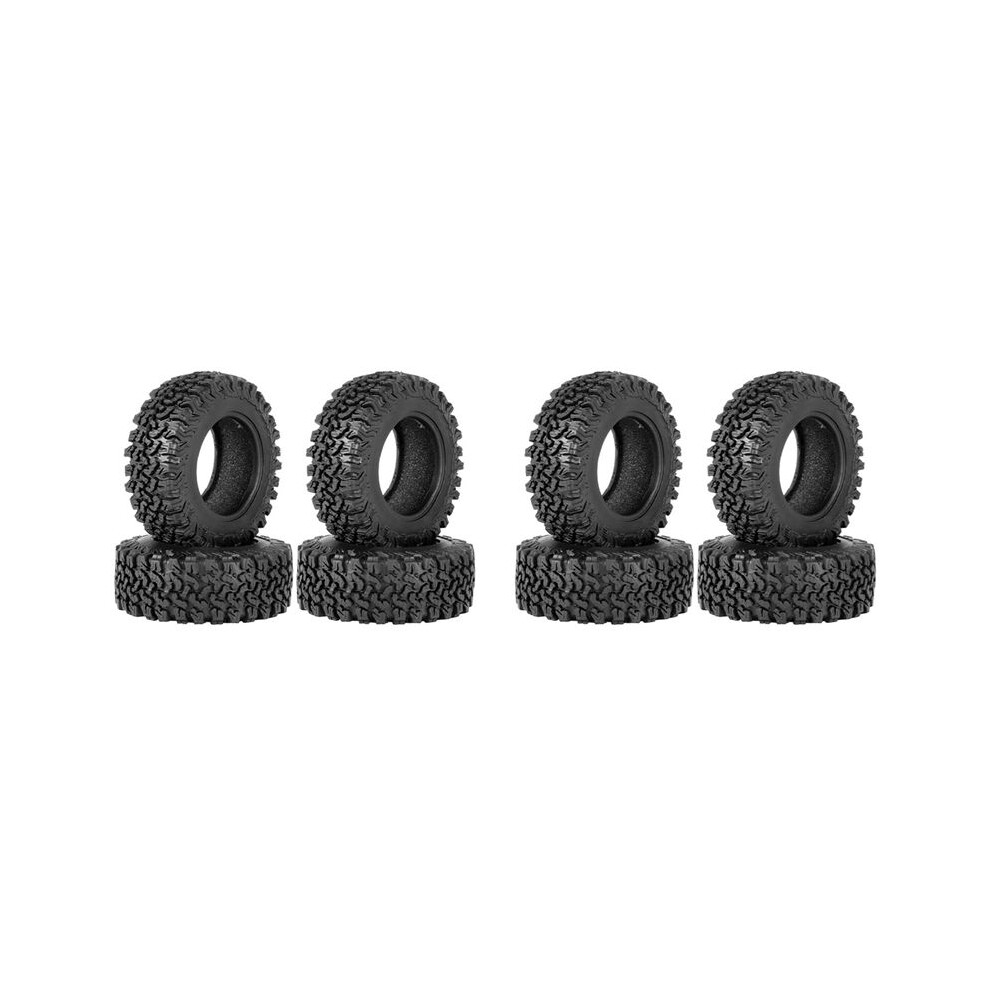 8Pcs 90Mm 1.9 Rubber Tire Wheel Tyre For 1/10 Rc Crawler Car Trx4 Rc4wd D90 Axial Scx10 Ii Iii Redcat Mst 6033601652556