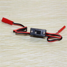 6 PeçAs Interruptor Liga/Desliga Receptor Conector JST para HSP RC 1/10 1/8 Carro Rastreador VeíCulo Off-Road Multi-Rotor Aeronave