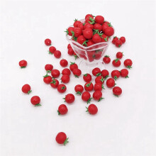 20Pcs Clay 1:12 Scale Dollhouse Fruit Food Vegetables Miniature Tomato for Doll Kitchen Toys