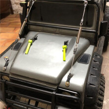 4X Cuerda de Acero de Parte Modificada de Coche RC para 1/10 RC Crawler -4 TRX4 Axial SCX10 90046 D90 D110 Mst