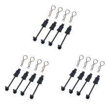 12Pcs Rubber Body Clip Retainer Shell Fixed Buckle Lock AR390178 for ARRMA 1/7 Limitless Mojave 1/8 Typhon Kraton RC Car