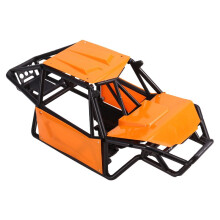 Rock Tarantula Nylon Buggy-Body Shell Chassis Kit for 1/18 RC Crawler TRX4M Upgrade Orange