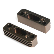 2 STÜCKE RC Auto Metall Motorhalterung Basis für  MP9 MP10 1/8 RC Auto Upgrade Teile Zubehör