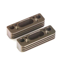2PCS RC Car Metal Engine Mount Base for MP9 MP10 1/8 RC Car Upgrade Parts Accessories