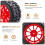 128MM 1/10 RC -Truck Buggy-Pneu Pneu Roue Mousse Inserts 12mm Hex pour /Arrm /Redcat/HSP/HPI/pour / A 1